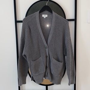 Aerie Grey Cardigan-Medium